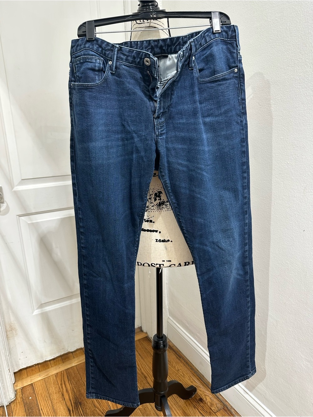 Emporio Armani Men's Navy Slim Straight Jeans